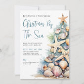 Coastal Christmas Party Kaart (Voorkant)