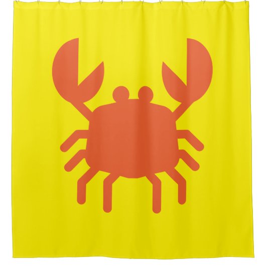 Coastal Claw Douchegordijn (Voorkant)