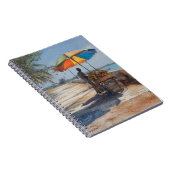 Coastal Coconut Cart Notitieboek (Rechterzijde)