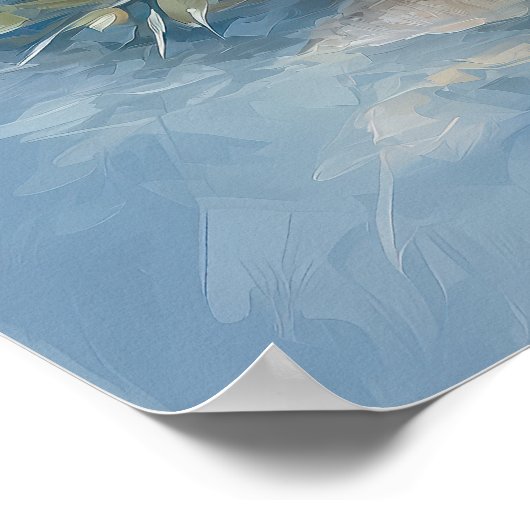 Coastal Compass Starfish Print | Wall Poster (Hoek)