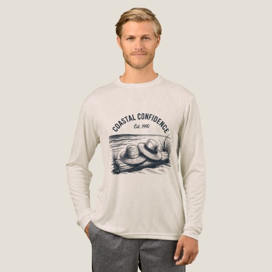Coastal Confidence Tri-Blend Shirt (Voorkant)
