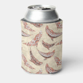 Coastal Coral Hawaiian Tribal Dolphins Blikjeskoeler (Blikje Achterkant)