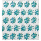 Coastal Coral Reef Patroon Douchegordijn (Voorkant)