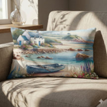 Coastal Cottage Seaside Rowboat Bloom