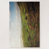 Coastal Countryside Green Ireland Travel Photo Legpuzzel (Verticaal)