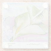 Coastal Cove Ocean Beach House Coaster Glazen Onderzetter (Achterkant)