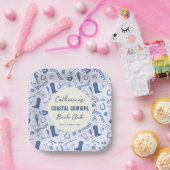 Coastal Cowgirl Bach Club Fun Pattern Papieren Bordje (Feest)