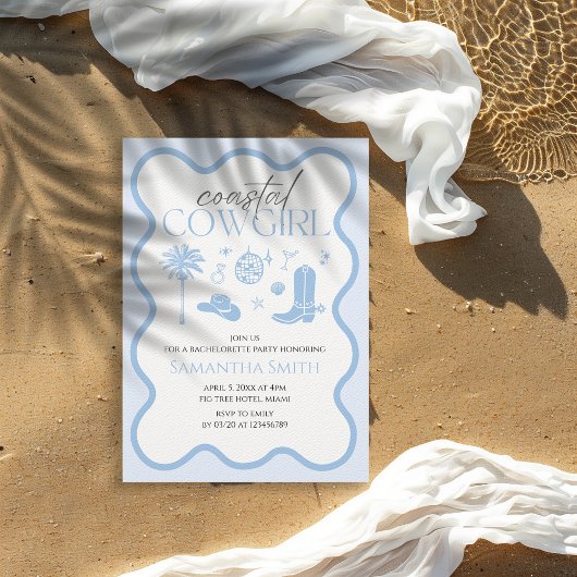 Coastal Cowgirl Blue Bachelorette Weekend Details Kaart