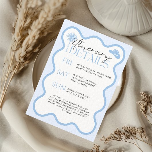 Coastal Cowgirl Blue Bachelorette Weekend Details Kaart