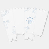 Coastal cowgirl Blue Ocean Bachelorette weekend Bedankdoosjes (Ongevouwen)