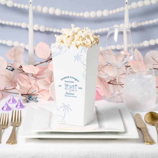 Coastal cowgirl Blue Ocean Bachelorette weekend Bedankdoosjes (Huwelijk)