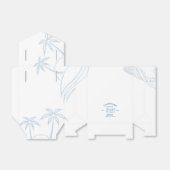 Coastal cowgirl Blue Ocean Bachelorette weekend Bedankdoosjes (Uitgevouwen)