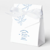 Coastal cowgirl Blue Ocean Bachelorette weekend Bedankdoosjes (Voorkant Zijde)