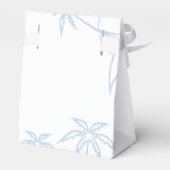 Coastal cowgirl Blue Ocean Bachelorette weekend Bedankdoosjes (Achterkant)