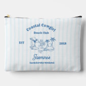 Coastal cowgirl Blue Ocean Bachelorette weekend Etui (Voorkant)