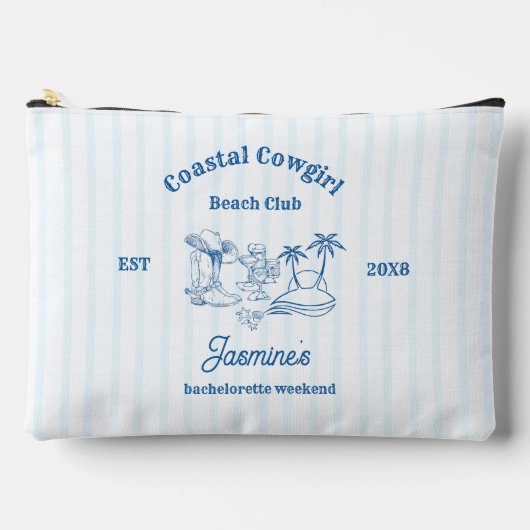 Coastal cowgirl Blue Ocean Bachelorette weekend Etui (Voorkant)
