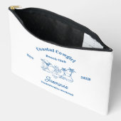 Coastal cowgirl Blue Ocean Bachelorette weekend Etui (Open)