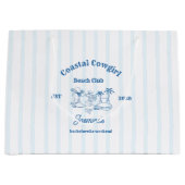 Coastal cowgirl Blue Ocean Bachelorette weekend Groot Cadeauzakje (Voorkant)