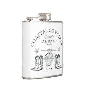 Coastal Cowgirl Boots Western Bachelorette Party Heupfles (Rechts)