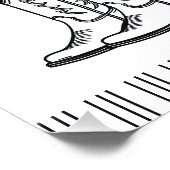 Coastal Cowgirl Boots Western Bachelorette Party Perfect Poster (Hoek)