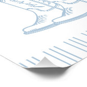 Coastal Cowgirl Boots Western Bachelorette Party Perfect Poster (Hoek)