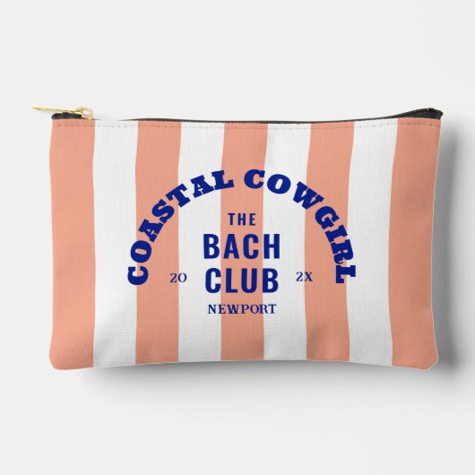 Coastal Cowgirl De Bachclub Roze Cabana Stripe Etui (Voorkant)