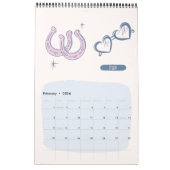 Coastal Cowgirl Girly Planner Kalender (Feb 2026)