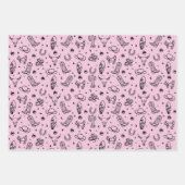 Coastal Cowgirl Set van 3 Westerne verjaardagscade Inpakpapier Vel (Voorkant 3)