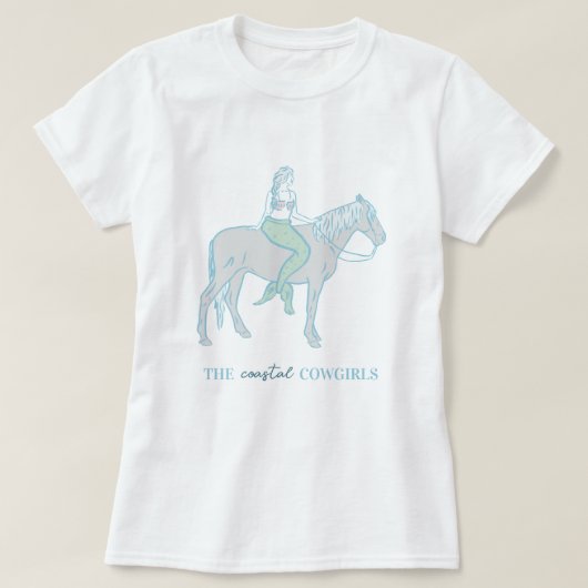 Coastal Cowgirl T-shirt (Design voorkant)