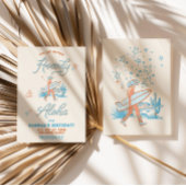 Coastal Cowgirl Verjaardag Western Strandfeest Bla Kaart