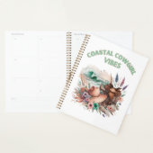 Coastal cowgirl vibes, floral feminine planner (Display)