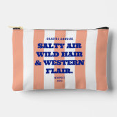 Coastal Cowgirl Westerne Flair Roze Cabana Stripe Etui (Voorkant)