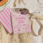 Coastal Cowgirl Whimsical Verjaardag Kaart