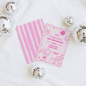 Coastal Cowgirl Whimsical Verjaardag Kaart