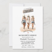 Coastal Cowgirls Bachelorette Weekend Kaart (Voorkant)