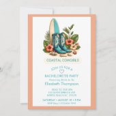 Coastal Cowgirls Boots vrijgezellenfeest Kaart (Voorkant)