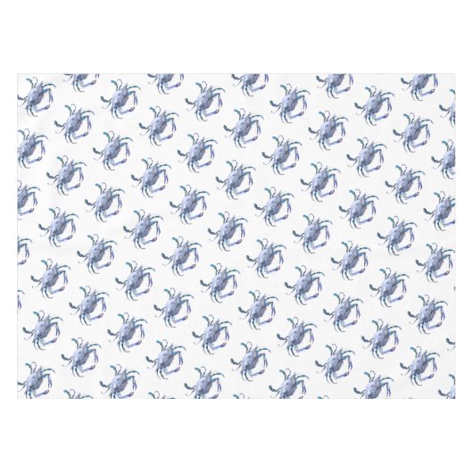 Coastal Crab Beach Decor Tafelkleed (Voorkant (Horizontaal))