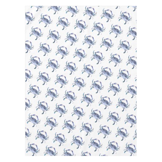 Coastal Crab Beach Decor Tafelkleed (Voorkant)