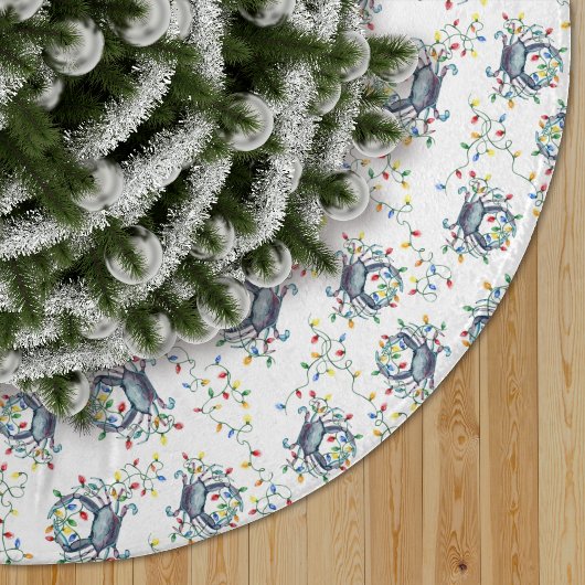 Coastal Crab Christmas Lights Kerstboom Rok