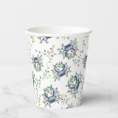 Coastal Crab Christmas Lights Papieren Bekers (Voorkant)