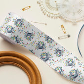 Coastal Crab Christmas Lights Satijnen Lint