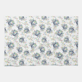 Coastal Crab Christmas Lights Theedoek (Horizontaal)