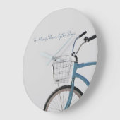 Coastal Cruiser Bike Shore Wall Clock Grote Klok (Hoek)