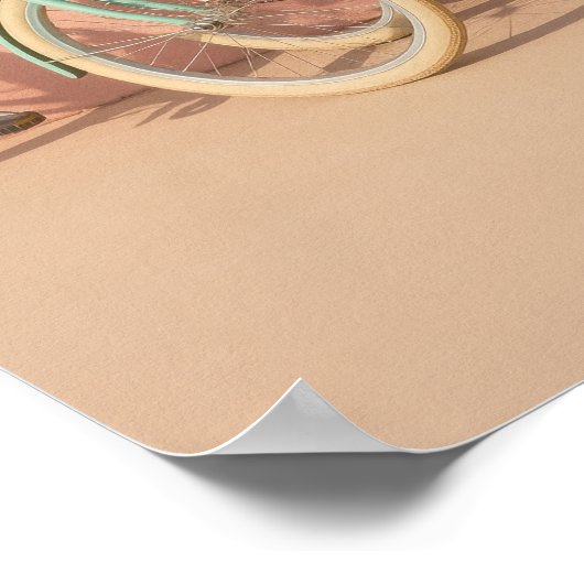 Coastal Cruiser Bikes Poster – Pastel Beach (Hoek)