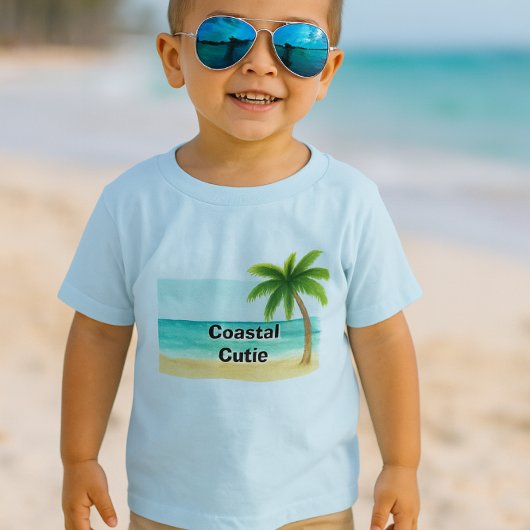 Coastal Cutie Beach Baby T-shirt
