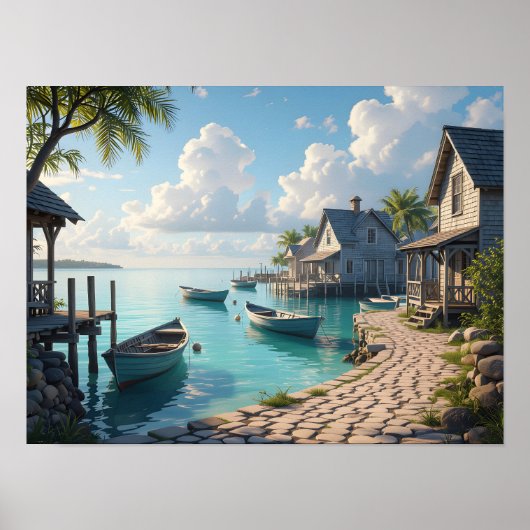 Coastal dreaming poster (Voorkant)