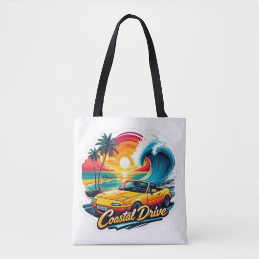 Coastal Drive Tote Bag (Voorkant)