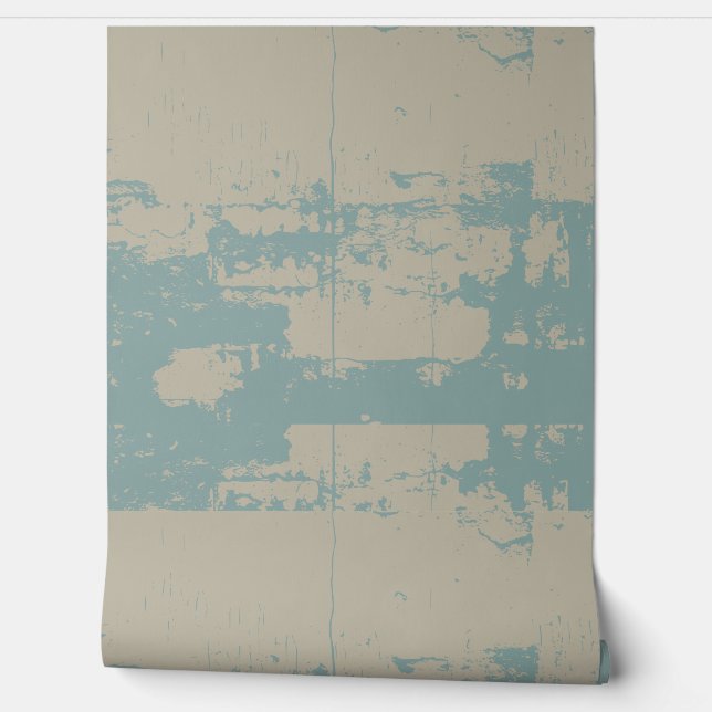 Coastal Earth Tone Abstract Texture  Behang (Afrollen)