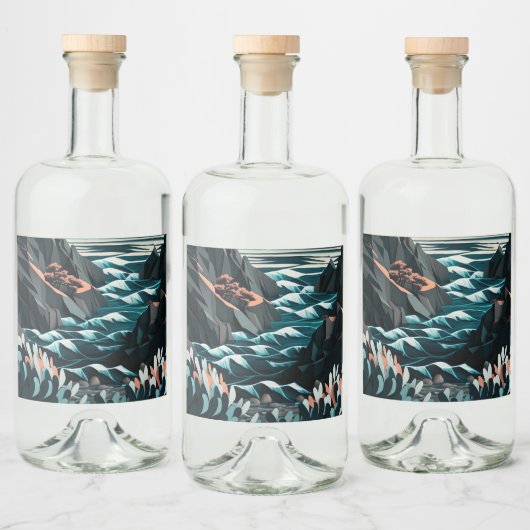 Coastal Energy Likeurfles Etiket (Flessen)