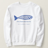 Coastal Fish Blue Bachelorette Group Trui (Design voorkant)